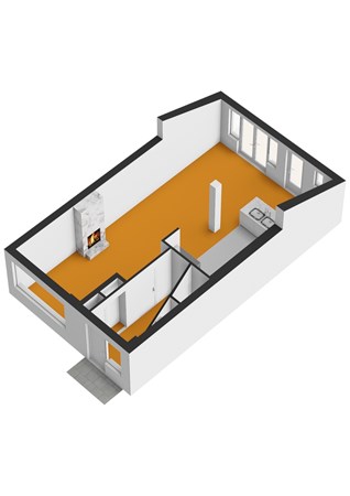 Floorplan - Piet van der Veldenstraat 4, 2371 TC Roelofarendsveen